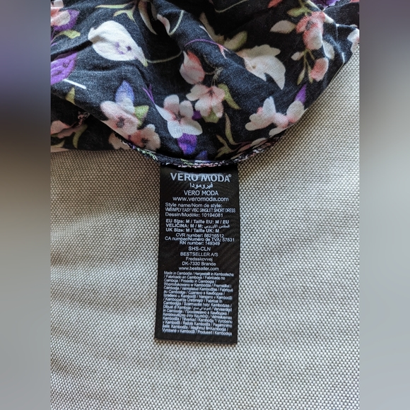 Short floral dress - Picture 3 of 4